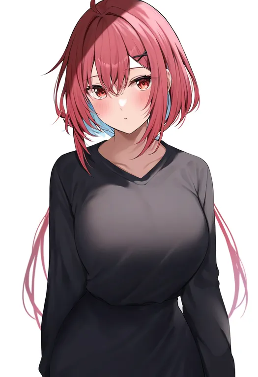 masterpiece, best quality, newest, absurdres, highres, safe, yokubari_saboten, solo, simple_background — by k3scat, made with ComfyUI