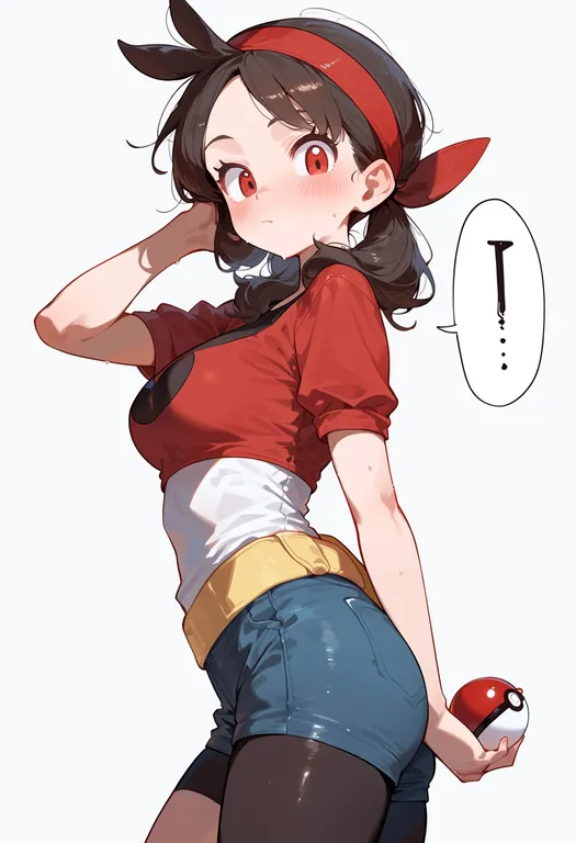 masterpiece, best quality, score_7, safe, red (pokemon), pokemon — by k3scat, made with ComfyUI