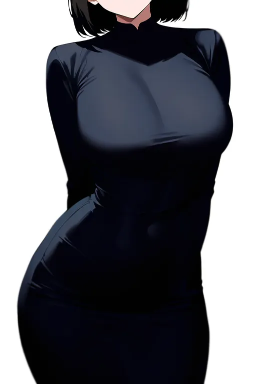 masterpiece, best quality, newest, absurdres, highres, safe, taut_dress, 1girl, solo, simple_background — by k3scat, made with ComfyUI