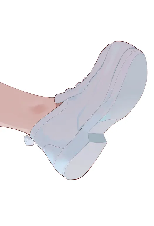 masterpiece, best quality, newest, absurdres, highres, safe, white_shoes, 1girl, solo, simple_background — by k3scat, made with ComfyUI