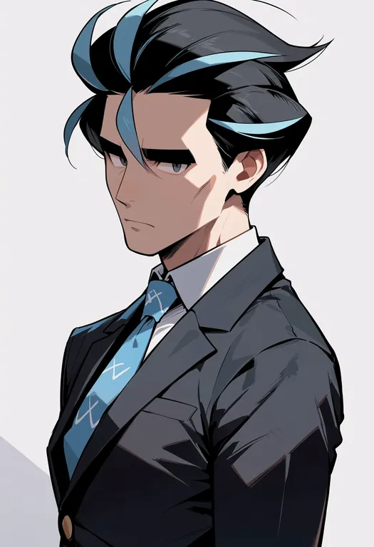 masterpiece, best quality, score_7, safe, larry (pokemon), pokemon, solo, upper body, simple background — by k3scat, made with ComfyUI