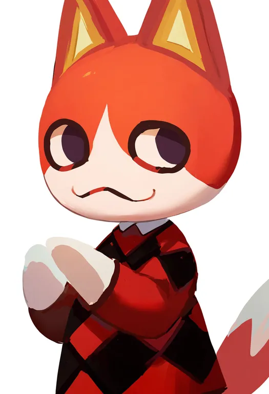 masterpiece, best quality, newest, absurdres, highres, safe, rover_(animal_crossing), animal_crossing, solo, upper_body, — by k3scat, made with ComfyUI