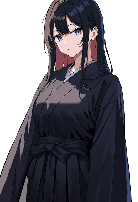 masterpiece, best quality, newest, absurdres, highres, safe, tantou, 1girl, solo, simple_background — by k3scat, made with ComfyUI