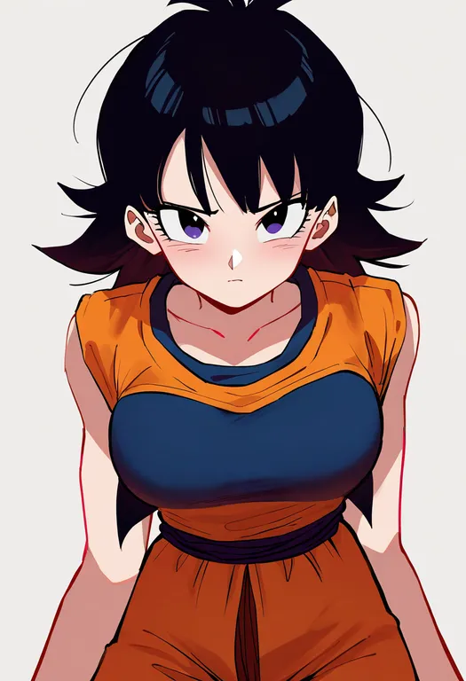 masterpiece, best quality, newest, absurdres, highres, safe, dragon_ball, solo, simple_background — by k3scat, made with ComfyUI