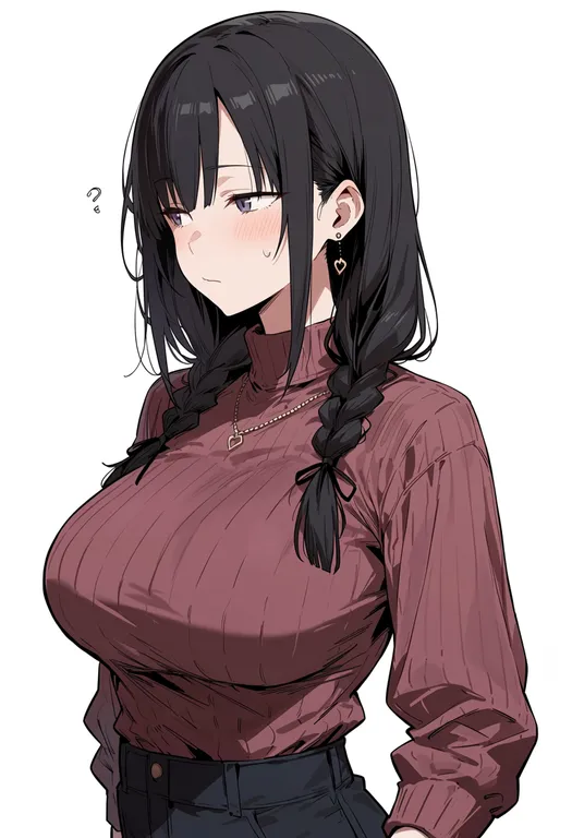 masterpiece, best quality, score_7, safe, nakagawa nana, solo, upper body, simple background — by k3scat, made with ComfyUI