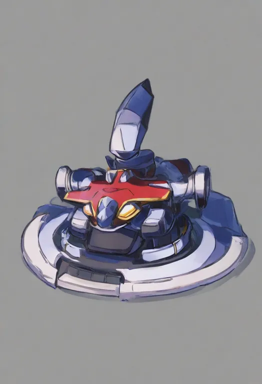 masterpiece, best quality, general, beyblade, solo, simple background — by k3scat, made with ComfyUI
