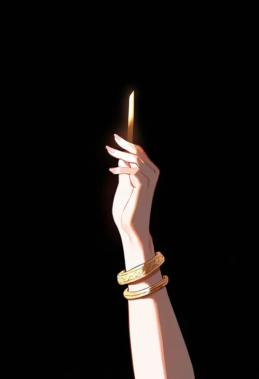 masterpiece, best quality, newest, absurdres, highres, safe, gold_bracelet, 1girl, solo, simple_background — by k3scat, made with ComfyUI