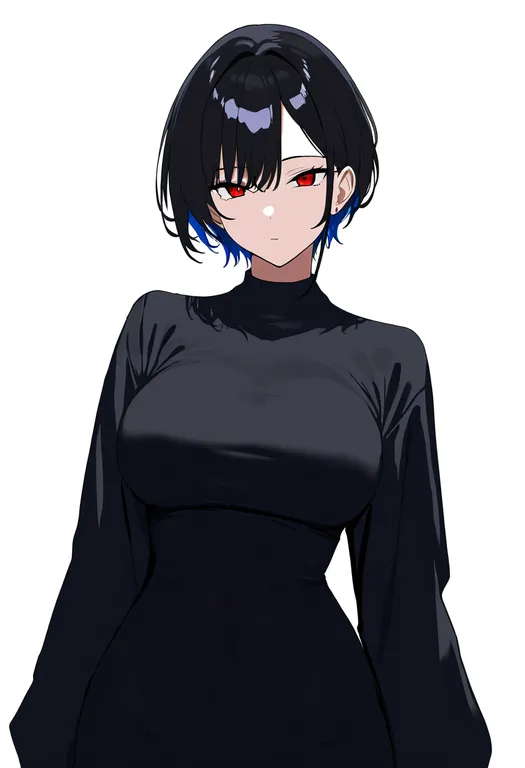 masterpiece, best quality, newest, absurdres, highres, safe, impossible_clothes, 1girl, solo, simple_background — by k3scat, made with ComfyUI