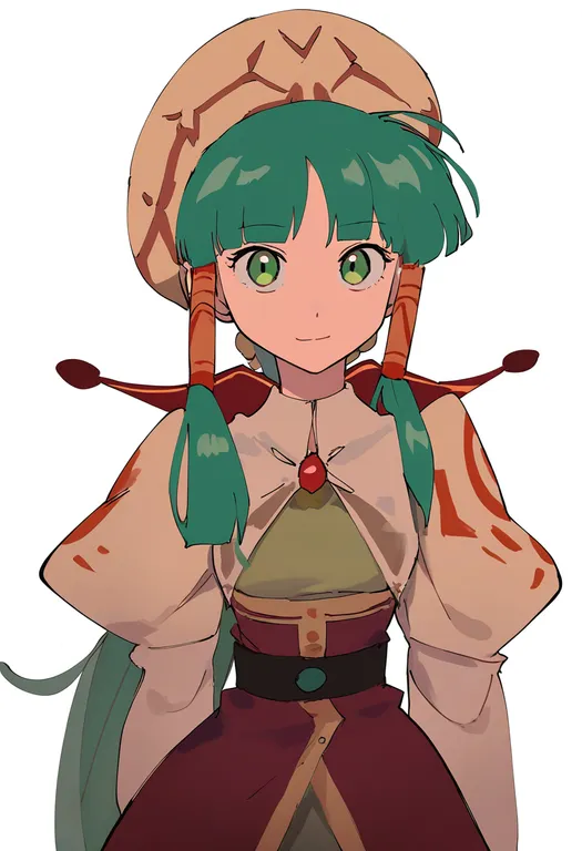 masterpiece, best quality, newest, absurdres, highres, safe, grandia_iii, solo, simple_background — by k3scat, made with ComfyUI