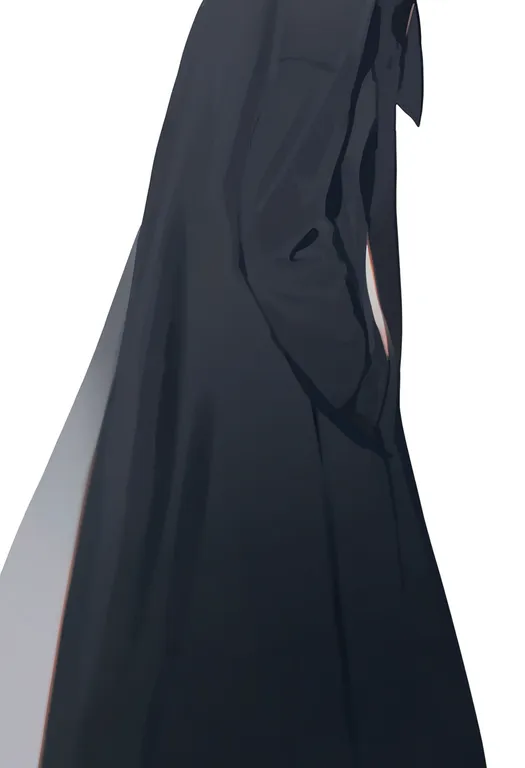 masterpiece, best quality, newest, absurdres, highres, safe, grey_coat, 1girl, solo, simple_background — by k3scat, made with ComfyUI