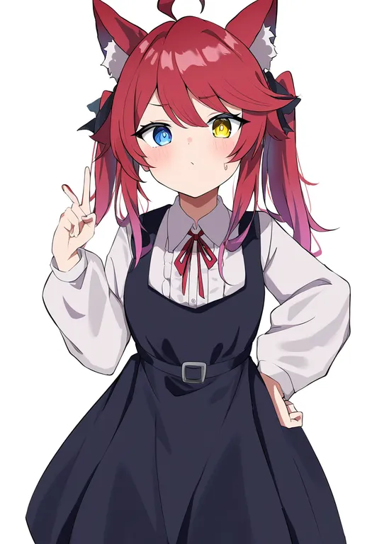 masterpiece, best quality, newest, absurdres, highres, safe, otogi-juushi_akazukin, solo, simple_background — by k3scat, made with ComfyUI