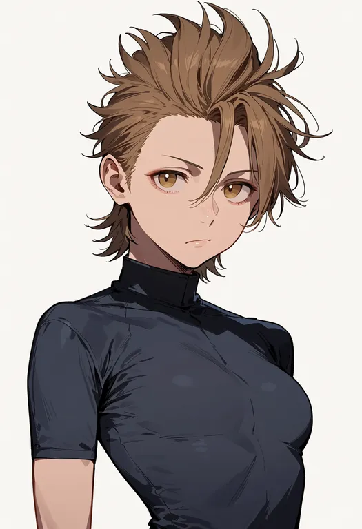 masterpiece, best quality, score_7, safe, kimura natsuki, solo, upper body, simple background — by k3scat, made with ComfyUI