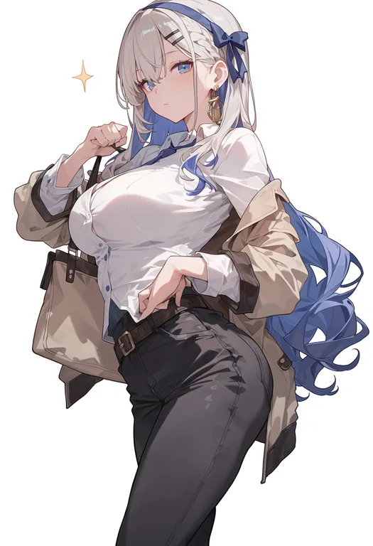 masterpiece, best quality, score_7, safe, sekigahara gakuen, solo, simple background — by k3scat, made with ComfyUI
