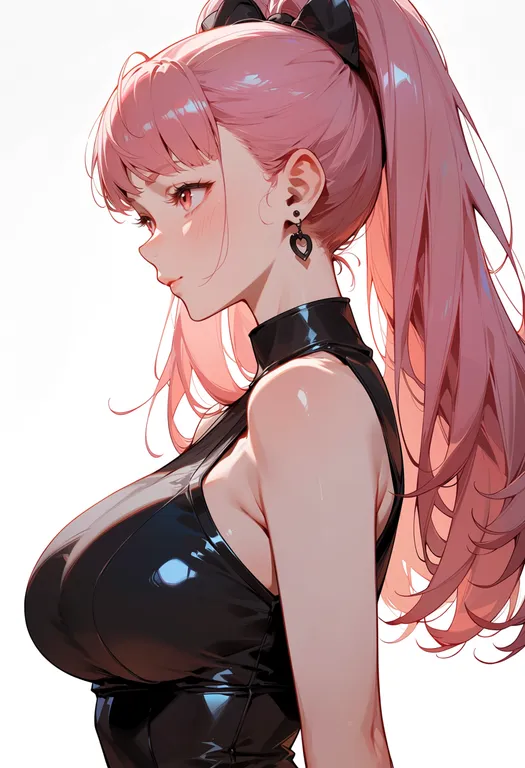 masterpiece, best quality, score_7, safe, hilda valentine goneril (timeskip), solo, upper body, simple background — by k3scat, made with ComfyUI
