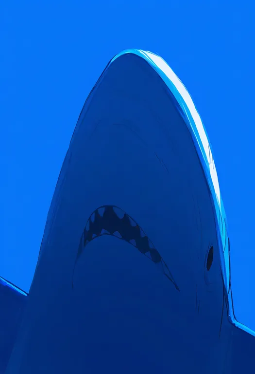 masterpiece, best quality, newest, absurdres, highres, safe, shark, 1girl, solo, simple_background — by k3scat, made with ComfyUI