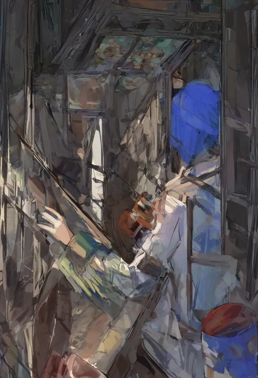 masterpiece, best quality, general, facing another, 1girl — by k3scat, made with ComfyUI