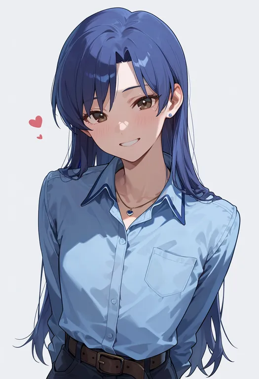 masterpiece, best quality, score_7, safe, kisaragi chihaya, idolmaster (classic), solo, upper body, simple background — by k3scat, made with ComfyUI