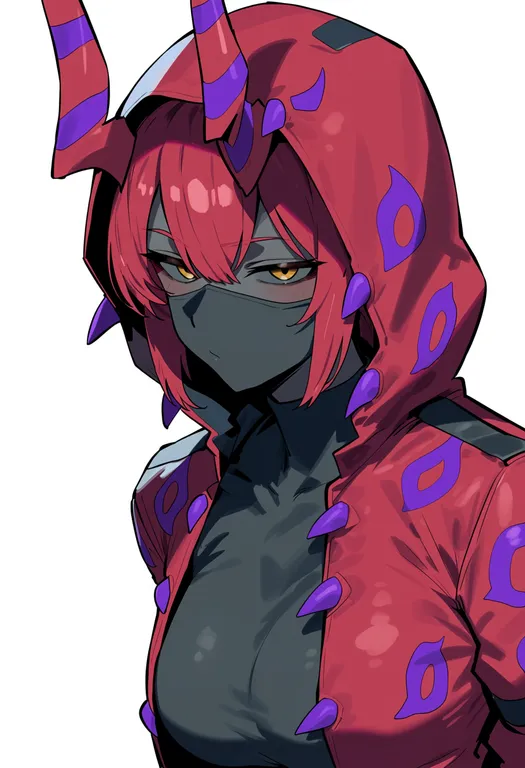 masterpiece, best quality, score_7, safe, scolipede, solo, upper body, simple background — by k3scat, made with ComfyUI