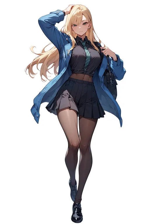 masterpiece, best quality, score_7, safe, ike! ina-chuu takkyuubu, solo, full body, simple background — by k3scat, made with ComfyUI