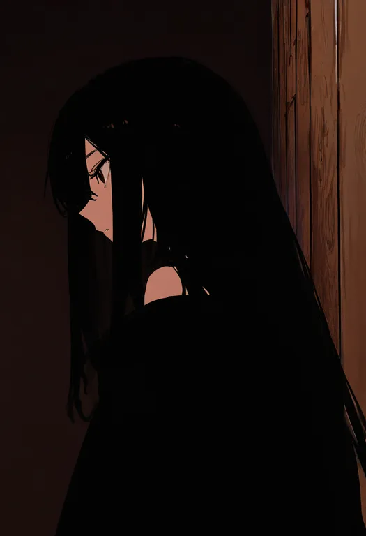 masterpiece, best quality, newest, absurdres, highres, safe, wooden_wall, 1girl, solo, simple_background — by k3scat, made with ComfyUI