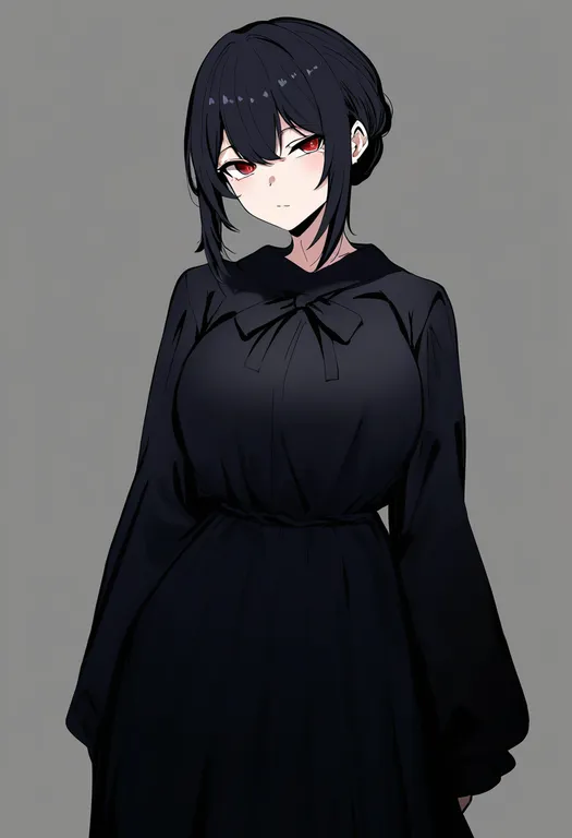 masterpiece, best quality, newest, absurdres, highres, safe, pixiv_zombie, solo, simple_background — by k3scat, made with ComfyUI
