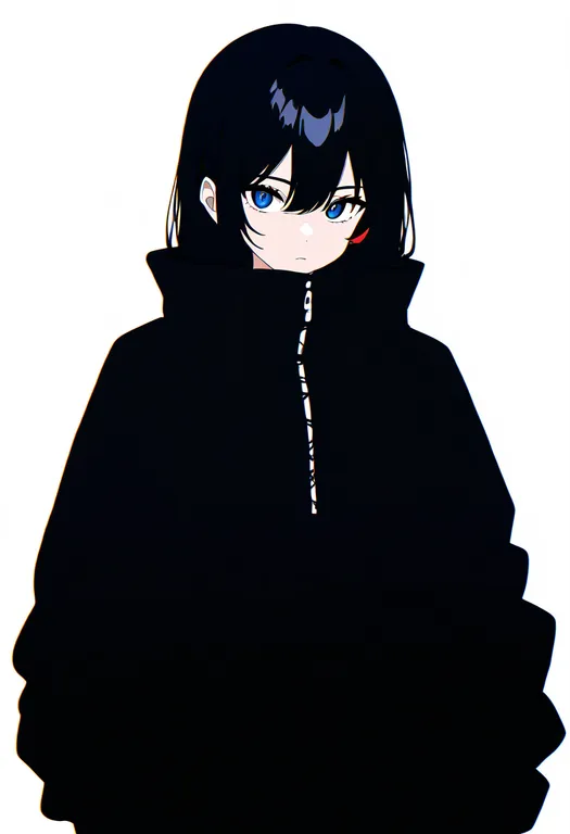 masterpiece, best quality, newest, absurdres, highres, safe, black_jacket, 1girl, solo, simple_background — by k3scat, made with ComfyUI