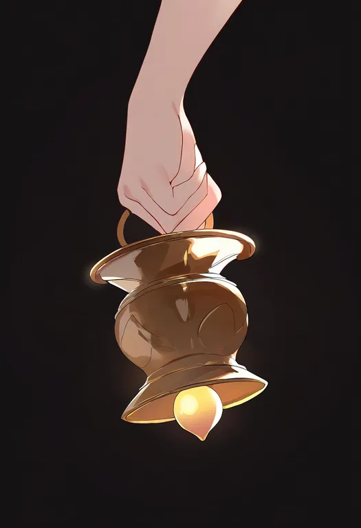 masterpiece, best quality, newest, absurdres, highres, safe, holding_bell, 1girl, solo, simple_background — by k3scat, made with ComfyUI