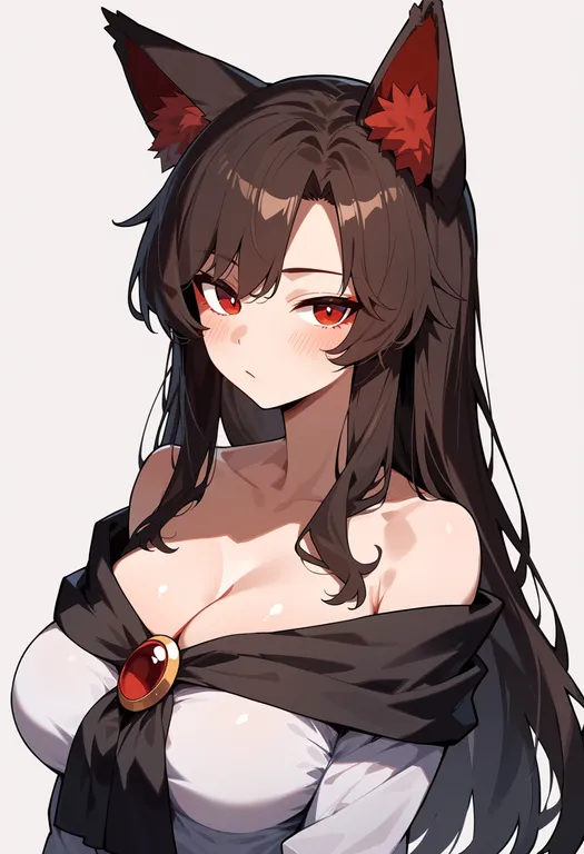 masterpiece, best quality, score_7, safe, imaizumi kagerou, touhou, solo, upper body, simple background — by k3scat, made with ComfyUI