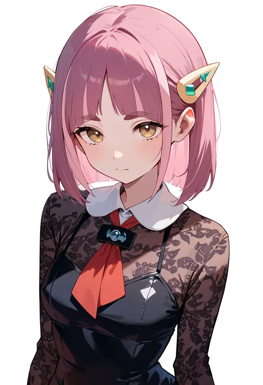 masterpiece, best quality, score_7, safe, lacey (pokemon), pokemon, solo, upper body, simple background — by k3scat, made with ComfyUI