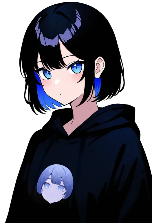 masterpiece, best quality, newest, absurdres, highres, safe, character_print, 1girl, solo, simple_background — by k3scat, made with ComfyUI