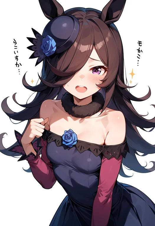 masterpiece, best quality, score_7, safe, rice shower (umamusume), umamusume, solo, upper body, simple background — by k3scat, made with ComfyUI