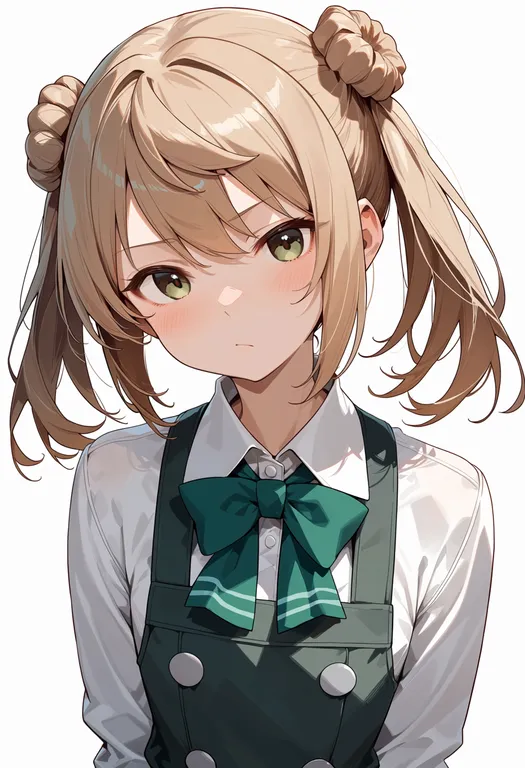 masterpiece, best quality, score_7, safe, michishio (kancolle), solo, upper body, simple background — by k3scat, made with ComfyUI