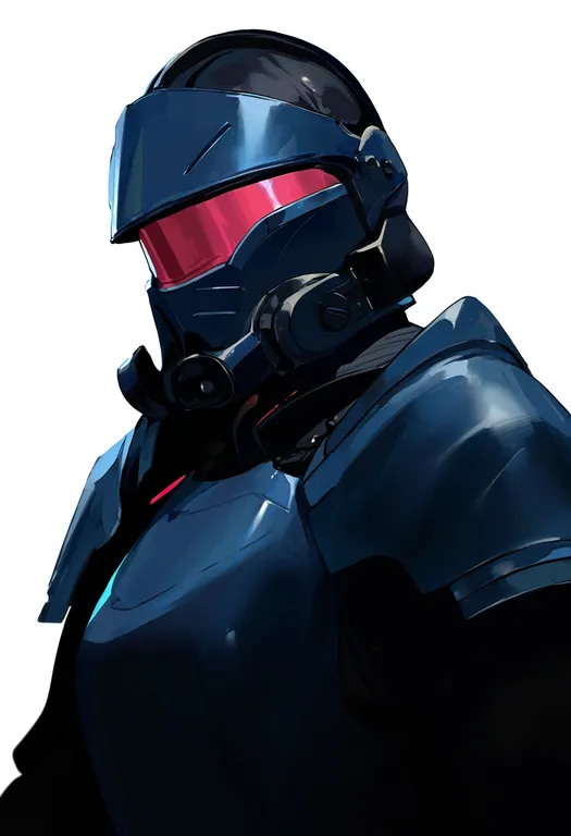 masterpiece, best quality, newest, absurdres, highres, safe, visor_(armor), 1girl, solo, simple_background — by k3scat, made with ComfyUI