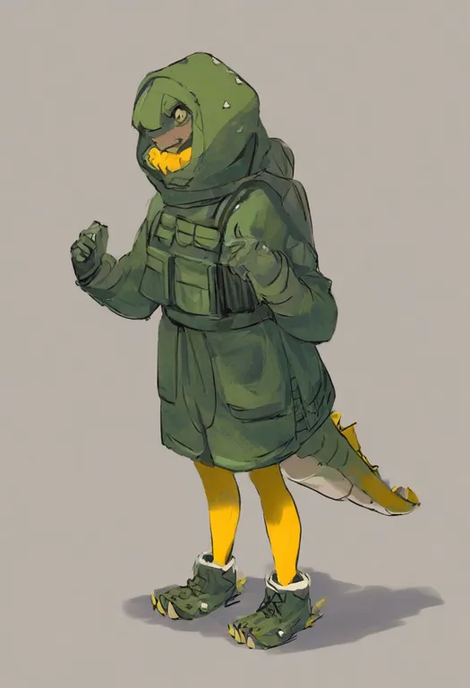masterpiece, best quality, general, reptile girl, 1girl, solo, simple background — by k3scat, made with ComfyUI