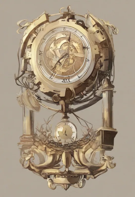 masterpiece, best quality, general, analog clock, 1girl, solo, simple background — by k3scat, made with ComfyUI