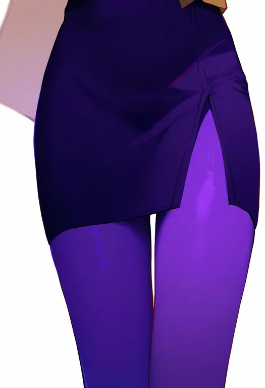 masterpiece, best quality, newest, absurdres, highres, safe, purple_pantyhose, 1girl, solo, simple_background — by k3scat, made with ComfyUI