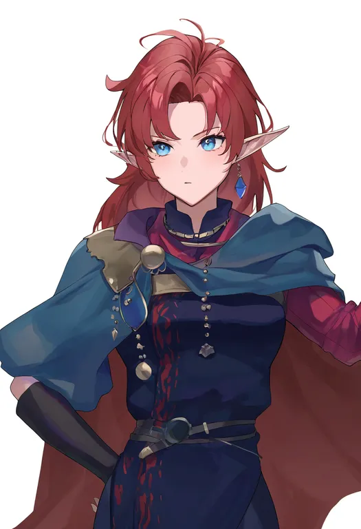 masterpiece, best quality, newest, absurdres, highres, safe, romancing_saga_3, solo, simple_background — by k3scat, made with ComfyUI