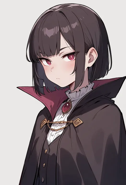 masterpiece, best quality, score_7, safe, dracula, solo, upper body, simple background — by k3scat, made with ComfyUI