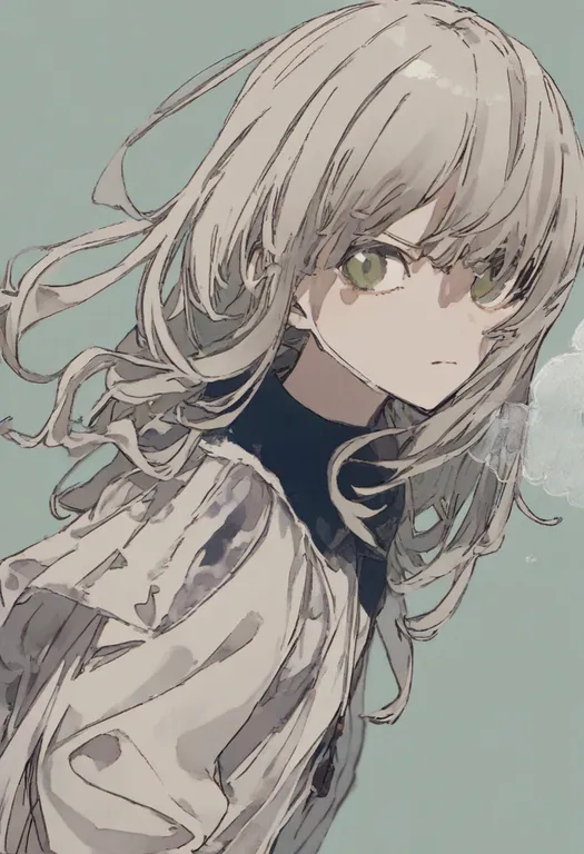 masterpiece, best quality, general, condensation, 1girl, solo, simple background — by k3scat, made with ComfyUI