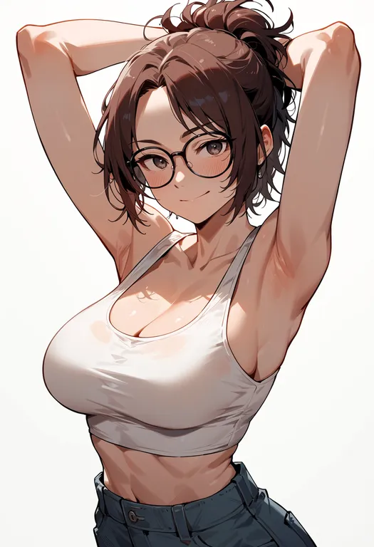 masterpiece, best quality, score_7, safe, hange zoe, solo, upper body, simple background — by k3scat, made with ComfyUI