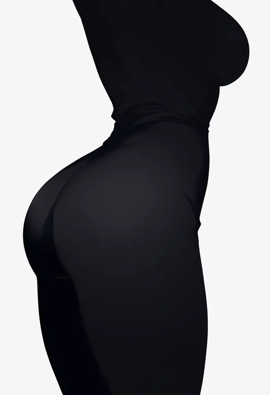 masterpiece, best quality, newest, absurdres, highres, safe, ass_press, 1girl, solo, simple_background — by k3scat, made with ComfyUI