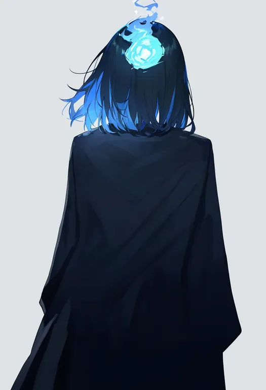 masterpiece, best quality, newest, absurdres, highres, safe, hitodama_print, 1girl, solo, simple_background — by k3scat, made with ComfyUI