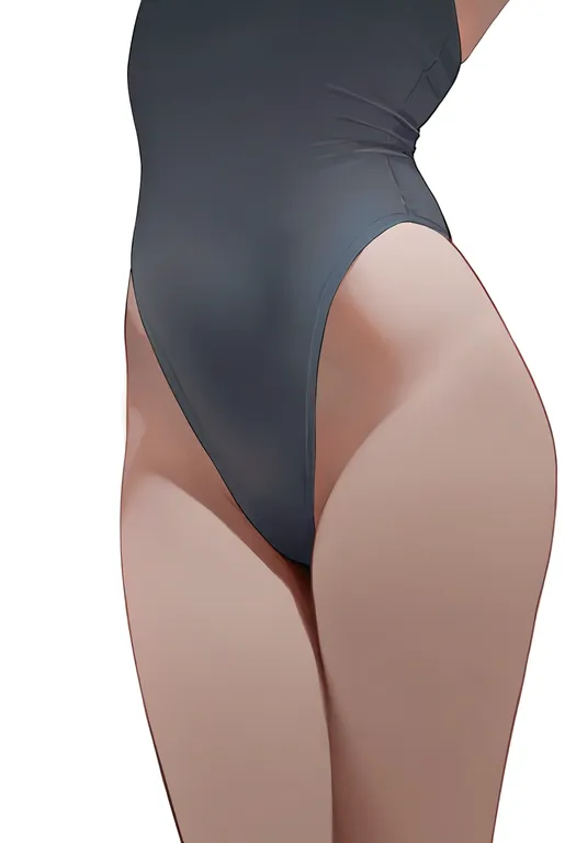 masterpiece, best quality, newest, absurdres, highres, safe, grey_leotard, 1girl, solo, simple_background — by k3scat, made with ComfyUI