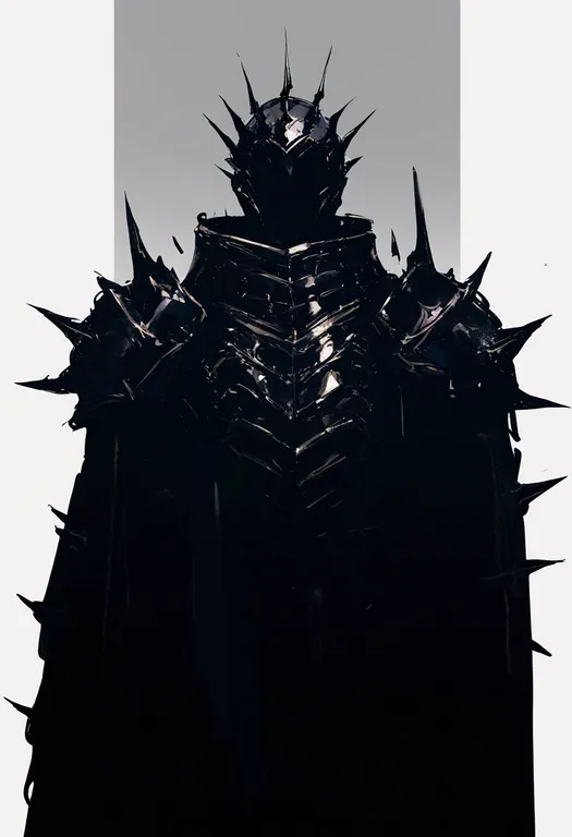 masterpiece, best quality, newest, absurdres, highres, safe, spiked_armor, 1girl, solo, simple_background — by k3scat, made with ComfyUI