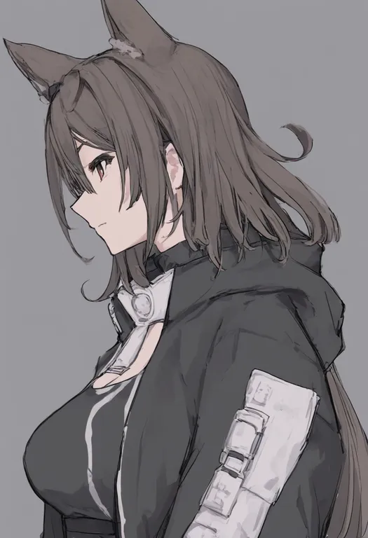 masterpiece, best quality, general, black sports bra, 1girl, solo, simple background — by k3scat, made with ComfyUI