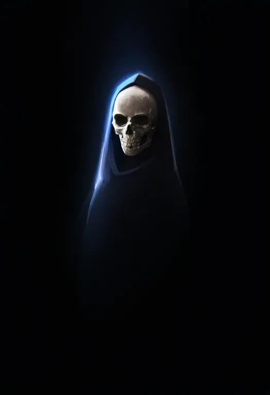 masterpiece, best quality, newest, absurdres, highres, safe, skull, 1girl, solo, simple_background — by k3scat, made with ComfyUI
