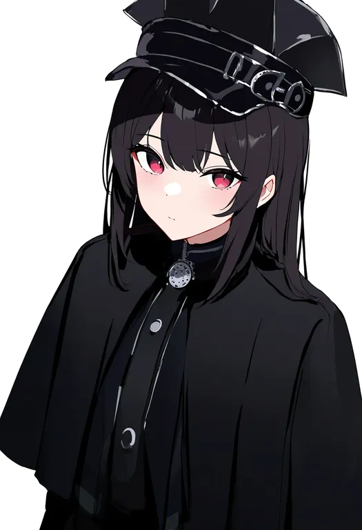 masterpiece, best quality, newest, absurdres, highres, safe, horseshoe_hat_ornament, 1girl, solo, simple_background — by k3scat, made with ComfyUI