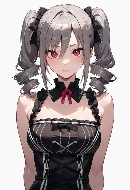 masterpiece, best quality, score_7, safe, kanzaki ranko, solo, upper body, simple background — by k3scat, made with ComfyUI