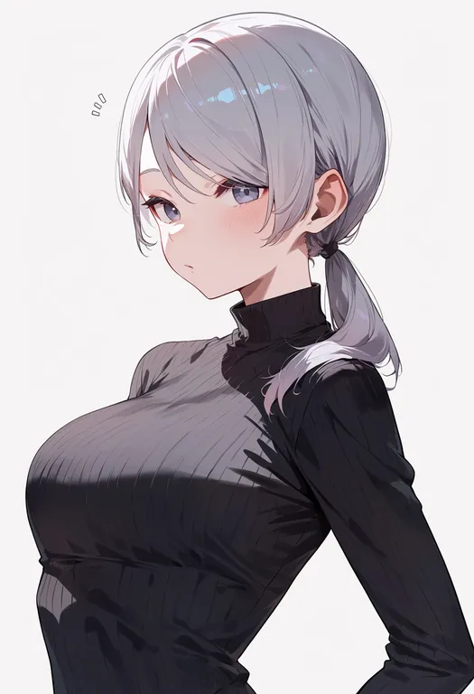 masterpiece, best quality, score_7, safe, kitagawa yusuke, solo, upper body, simple background — by k3scat, made with ComfyUI