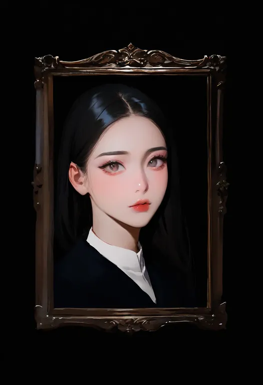 masterpiece, best quality, newest, absurdres, highres, safe, portrait_(object), 1girl, solo, simple_background — by k3scat, made with ComfyUI